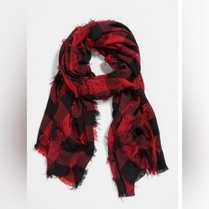 Buffalo check scarf